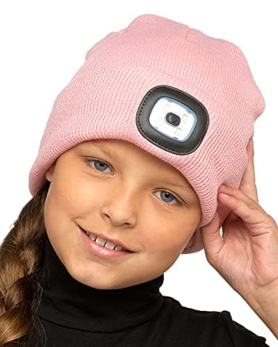 Image of Undercover Kids Beanie LED Light Hat GL949 Pink 10-13 Years