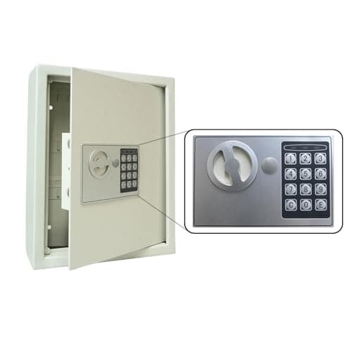 Image of Hausen Wall Mounted 48 Key Electric Combination Lock Cabinet Safe