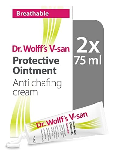 Image of Dr. Wolff's V-san Protective Ointment 2X 75ml | Anti Chafing Cream for External Intimate Area | Daily Vaginal Health and Intimate Hygiene
