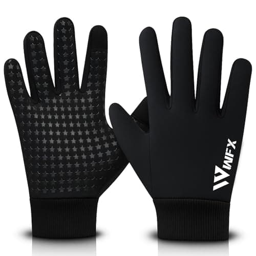 Image of Winter Sports Gloves for Kids, Warm Fleece Lined Cold Weather Cycling Gloves for Boys & Girls, Touchscreen, Anti-Slip Thermal Gloves for Running, Hiking, Outdoor Sports & Walking (L (10-12 Years))