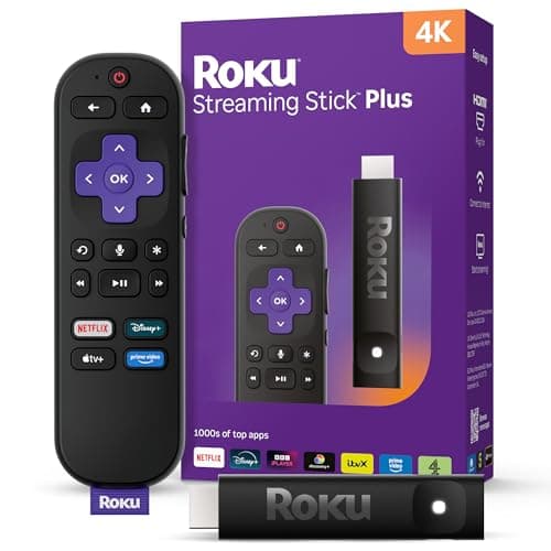 Image of Roku® Streaming Stick™ Plus 2025 – 4K and HDR Roku Streaming Device for TV with Voice Remote – Free and live TV