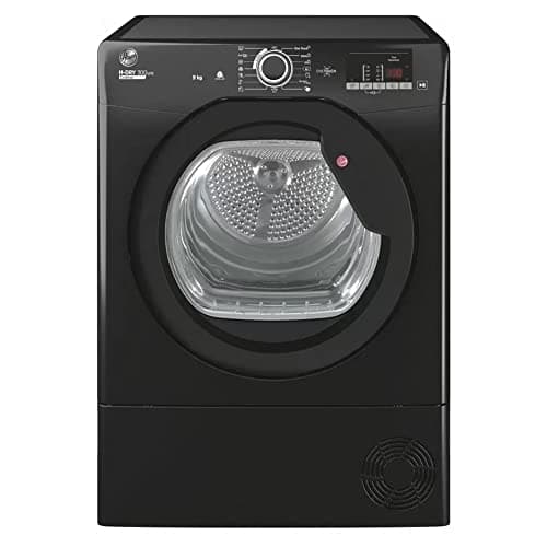Image of Hoover HLEC9DGB H-Dry 300 9kg Condenser Tumble Dryer, Black, Sensor dry, NFC