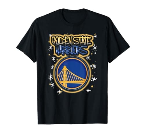 Image of NBA Golden State Warriors Airbrush Logo T-Shirt