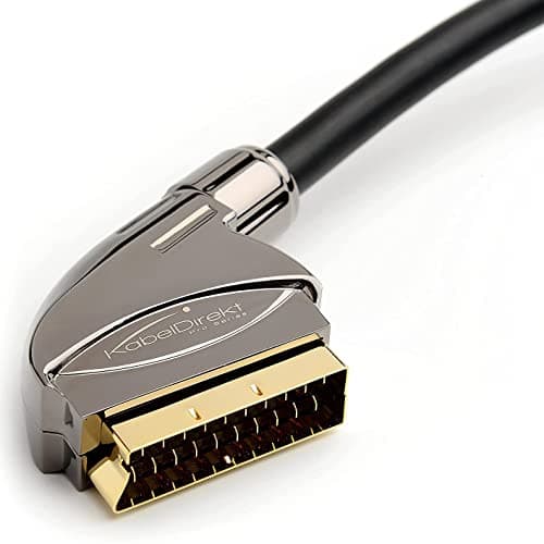 Image of KabelDirekt – 1.5m SCART cable (21-pin, multiple shieldings, precision connector, full HD) PRO Series
