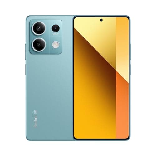 Image of XIAOMI Redmi Note 13 5G Ocean Teal - Smartphone 8+256GB, MediaTek Dimensity 6080, 108MP triple camera, 33W fast charging, 5000mAh, dust and water protection (UK Version + 2 Years Warranty)