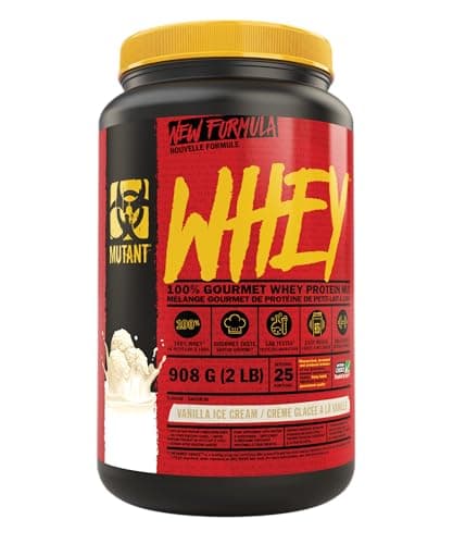 Image of MUTANT WHEY | 100% Whey Protein Powder Shake | 22g of Protein, Fast Absorbing & Easy Digesting | 908g | Vanilla Ice Cream