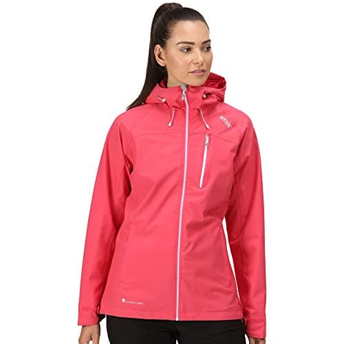 Image of Regatta Womens Waterproof Jacket Long Sleeve Rethink Pink 14