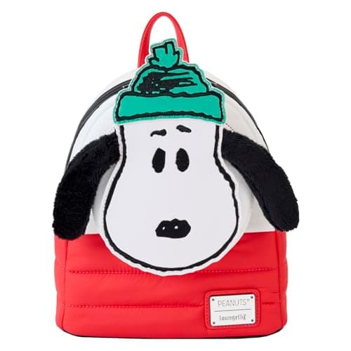 Image of Loungefly Peanuts Holiday Collection Mini Backpack
