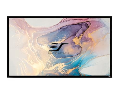 Image of Elite Screens ezFrame Series, 120-inch Diagonal 16:9, Fixed Frame Home Theater Projection Screen, Model: R120WH1