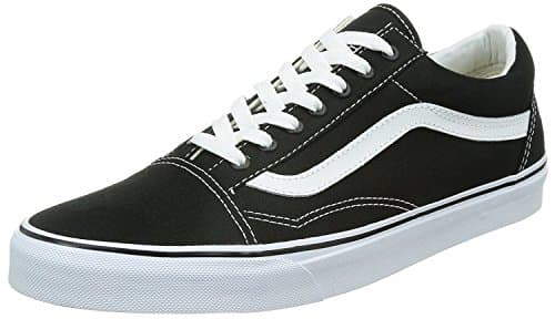 Image of Womens Vans Size 2.5, Ward Sneaker Black & White Suede Canvas Lace Up Shoes, Low Top Ladies' Trainers, Lightweight Sports Shoes by Vans Active Wear Range (2.5 UK)