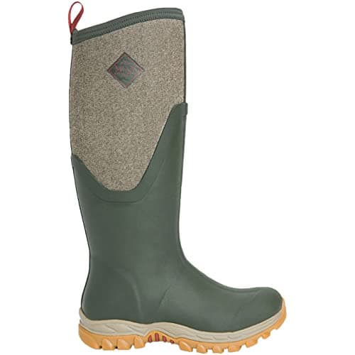 Image of Muck Boots Women's Arctic Sport II Tall Fleece Lined Waterproof Pull on Boot, Olive, 6
