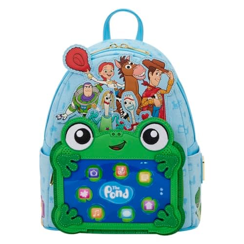 Image of Loungefly Disney: Pixar Toy Story 5 - to Infinity and Beyond - Mini Backpack with Embroidered Characters - Gift for Kids and Adults - Collection Bags