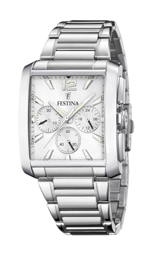 Image of Festina Men's Watch F20635/1 Timeless Chronograph 316L Stainless Steel Case Silver 316L Stainless Steel Strap Silver