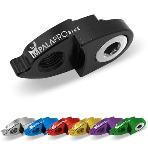 Image of IMPALAPRO BIKE Rear Derailleur Hanger Extender - Shimano Derailleur Hanger - Carrera Gear Hanger - Rear Derailleur Extender - Bike Derailleur Hanger - High Durability and Compatibility (Black)