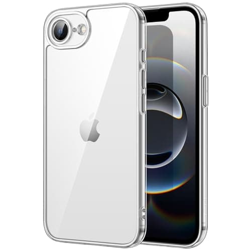 Image of JETech Case for iPhone 17e (2026) / iPhone 16e, Non-Yellowing Shockproof Phone Bumper Cover, Anti-Scratch Clear Back, 6.1-Inch Display (Clear)