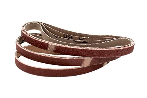 Image of Cloth Sanding Belts 13x457mm – 24 Pack Mix Grits (40/60/80/120/180/240) Compatible with Black & Decker® Power Sander Durable Sanding Belts for Wood, Metal, Paint