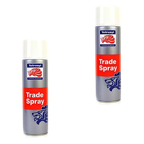 Image of Tetrosyl ATS016 Trade Spray Paint Gloss White 500ml x 2
