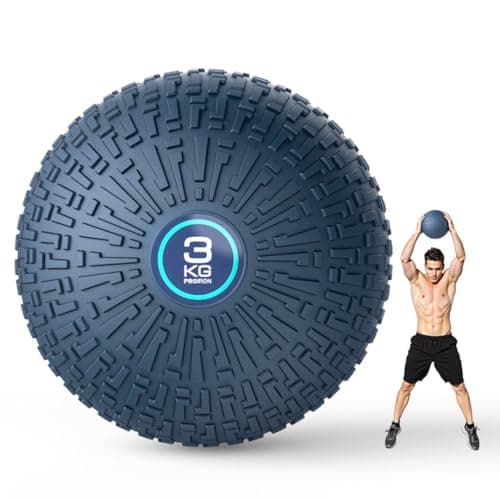 Image of PROIRON Core-Stability-Tech Medicine Ball No Bounce, Soft Slam Balls with Non Slip Textures, Weighted Exercise Ball, Heavy Duty PVC for Strength Training 3kg 5kg 8kg 10kg