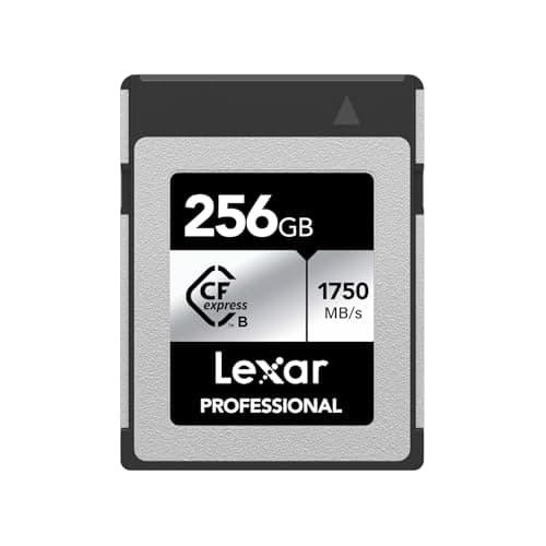 Image of Lexar Professional SILVER Series 256GB CFexpress Card, Type B CFe Card up to 1750MB/s Read, CF Card Adopt PCIe Gen3x2, CF Memory Card Compatible with DSLR, Backward with XQD Camera (LCXEXSL256G-RNENG)
