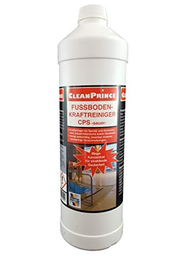 Image of CleanPrince 1 Litre Canister Floor Power Cleaner Acid Intensive Cleaner Acid Cleaner Sanitary Swimming Pool Automatic Basic Cleaner Acid-resistant Highly Stressed Floor Areas