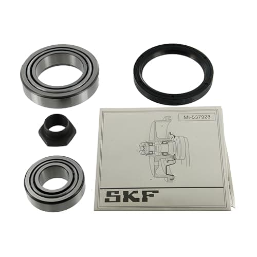Image of SKF Wheel Bearing Kit With Shaft Seal VKBA 912 Position Front Axle Height 97 mm Length 95 mm Width 64 mm - OE Quality
