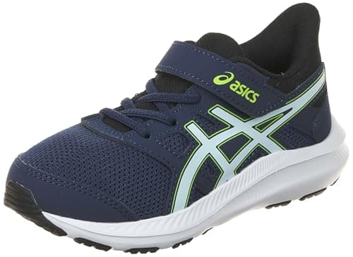 Image of ASICS Boys Jolt 4 Ps Sneaker, Blue Expanse Cool Grey, 2 UK