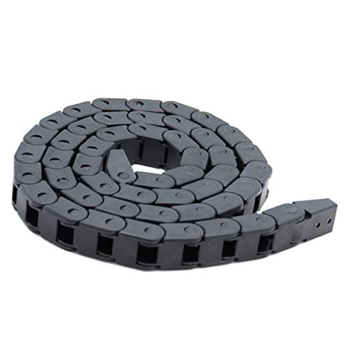 Image of 10X10mm 1M Black Plastic Flexible Drag Chain Plastic Towline Drag Chain Cable Carrier for 3D Printer