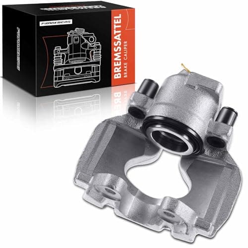 Image of Frankberg Brake Caliper Disc Brake Without carrier Passenger side Front Compatible with Transporter IV Bus Transporter IV Box Transporter IV Platform/Chassis Replace# 7D0615124