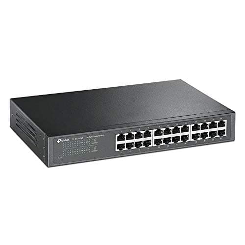Image of TP-Link 24-Port Gigabit Desktop/Rackmount Switch Unmanaged network switch Gigabit Ethernet (10/100/1000) Grey 24-Port Gigabit Desktop/Rackmount Switch, Unmanaged, Gigabit Ethernet (10/100/