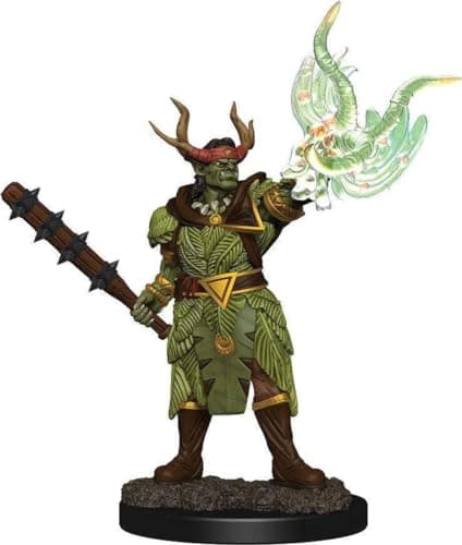 Image of Pathfinder Battles Premium Painted Figure (W2) Half-Orc Druid Male