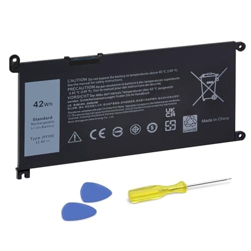 Image of SIKER JPFMR Laptop Battery Compatible with Dell Chromebook 3100 3400 2-in-1 5488 5493 5593 11.4V 42Wh 7T0D3