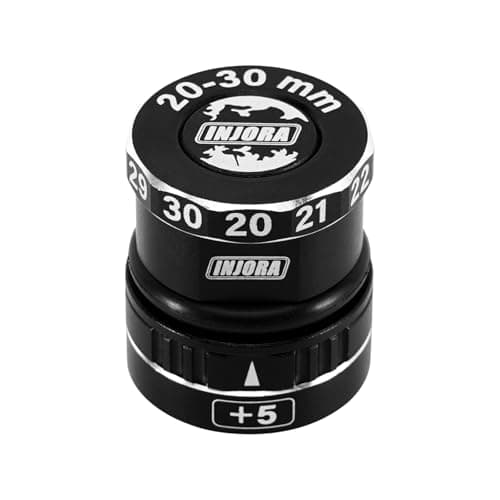 Image of INJORA 20-35mm Adjustable Ride Height Gauge with Magnetic Base for 1/10 1/8 RC Cars