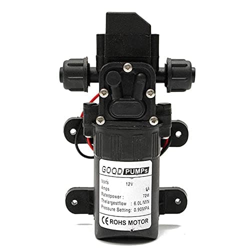 Image of zalati High-Pressure Pump DC 12V 6L/min Self Priming Water Pump Automatic Switch for Car Washing Boat Cleaning and Garden Watering