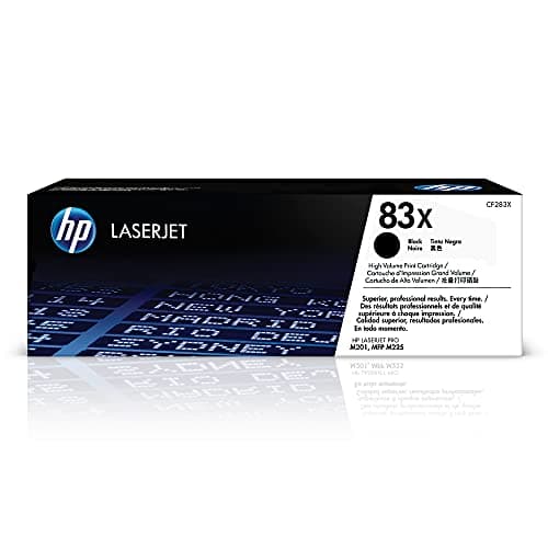 Image of HP CF283X 83X High Yield Original LaserJet Toner Cartridge, Black, Single Pack