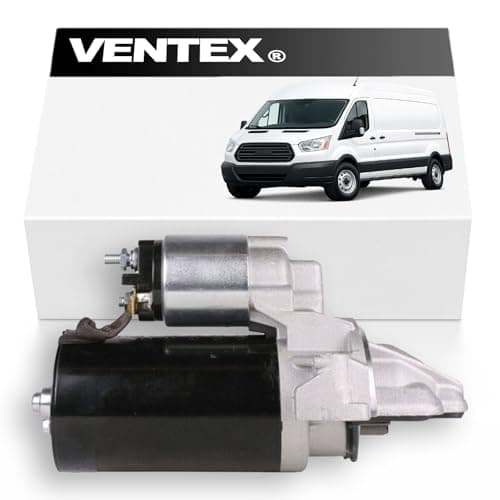 Image of VENTEX® Starter Motor VSM8202 Compatible with Ford Transit 2.2 2.4 TDCi 2006-2014 Land Rover Defender Fiat Ducato Peugeot Boxer Citroen Relay