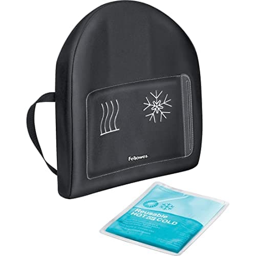 Image of Fellowes Professional Series Heat and Sooth Back Support - Black
