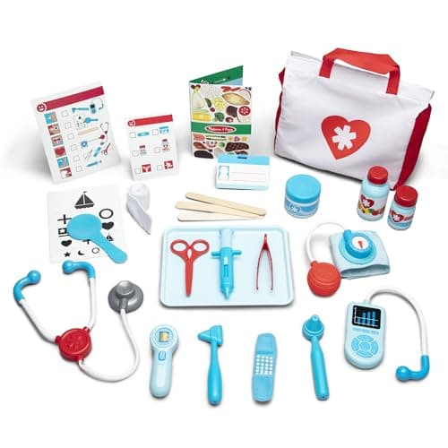 Image of Melissa & Doug Doctor's Kit – Medical Role Play Set for Boys & Girls | With Emergency Bag & Tools | Age 3+