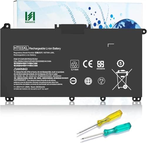 Image of HT03XL L11421-542 Battery for HP 340 348 G5 240 245 250 255 G7 Series Pavilion 15-DW 15Q 14-DH 14Q-CS 14-CE 14-CK 14-DF 14-DQ 15S X360 14-DH 14M-DH Series L11119-855 L11421-2C2 HT03041XL