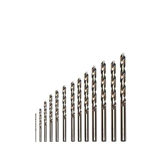 Image of Cobalt Drill Bits for Metal, M35 Metal Drill Bits for Hard Steel, 135° Split Point for Fast No-Slip Drilling, 13 Pieces Starter DIY Set with Storage Case 1.0-6.5mm