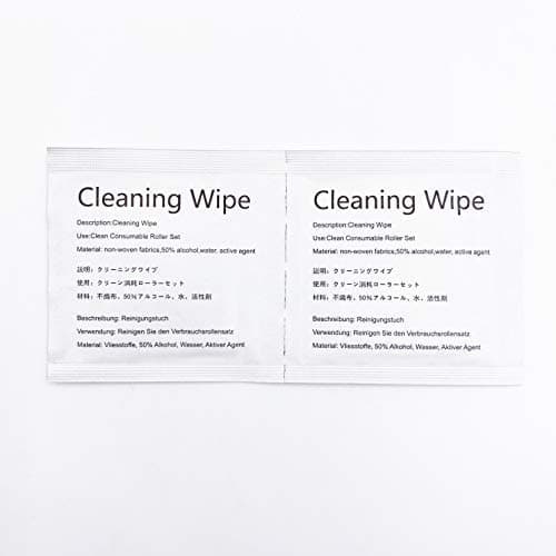 Image of OKLILI 50PC X PA03950-0419 FI-C100CW Moist Pre-Moist Moistened Wet Cleaning Wipe Cleaning Wipes Cleaning Supplies 6CM x 6CM Compatible with Fujitsu Scanner Consumable