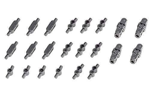 Image of Kotobukiya M.S.G Modeling Support Goods Mecha Supply 18 Joint Set D, Total Length Approx. 0.8 inches (21 mm), Non-Scale Plastic Model
