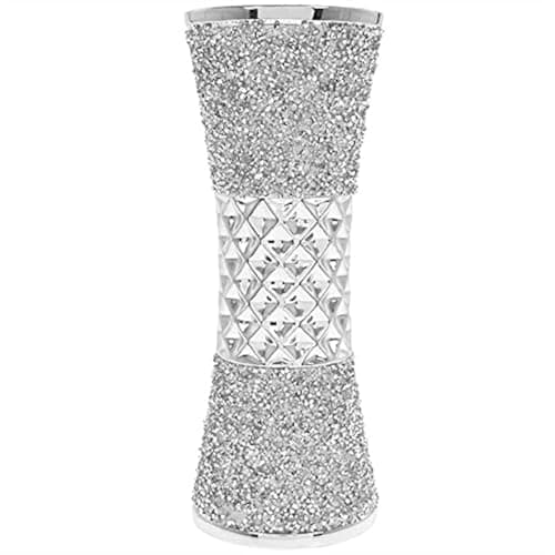 Image of RP Home Silver Sparkle Vase Ornament 25cm