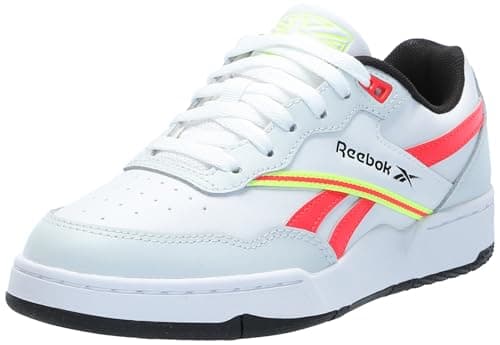 Image of Reebok Unisex Kids Trainers Bb 4000 Ii, Moon White Neon Cherry, 1.5/2.5 UK Child