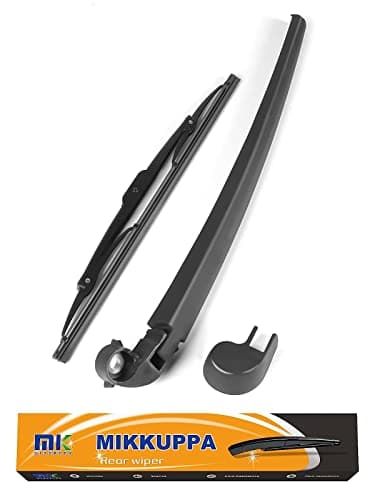 Image of Rear Wiper Arm Blade, for A3 8P A4 B6 B7 - MIKKUPPA Back Windscreen Wiper Assembly Replacement - All Season Natural Rubber Cleaning Window