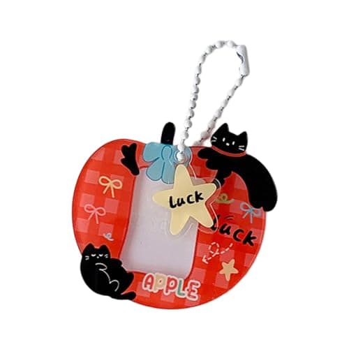 Image of YPBEW Lightweight 1Inch Keychain Photo High Transparency Acrylic Trendy Cartoon Keyring Fan Merch Display Accessory Youth Acrylic Holder