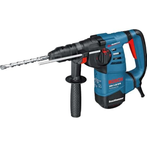 Image of Bosch Professional Rotary Hammer GBH 3-28 DFR (110 V, with SDS Plus, L-Shaped Design, incl. Quick Change Chuck 13 mm, SDS Plus Quick-Change Chuck, Auxiliary Handle, Carrying Case)
