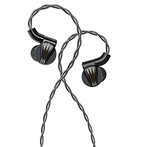 Image of FiiO FD7 Earphones Wired In-Ear Earphones High Resolution 1DD Bass Heavyweight Comes with 2.5/3.5/4.4mm Interchangeable Plugs, MMCX for Smartphones/PC/Laptop/Speaker/Player (Black)