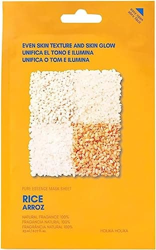 Image of Holika Holika Pure Essence Facial Sheet Mask, Rice, 20 ml