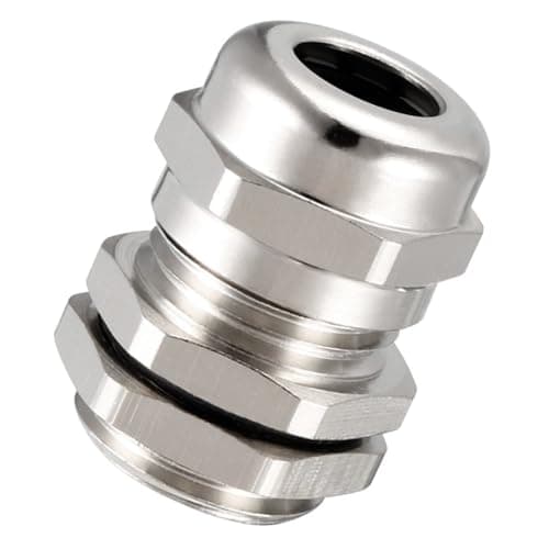 Image of TA-VIGOR 1Pcs M16 x 1.5 Cable Gland, Metal Waterproof Adjustable Wire Connectors Gland Joints for 4mm-8mm Cables, Locknut Stuffing Glands with Locknut and Washer