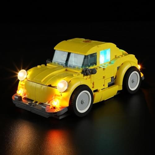Image of MENZAVA LED Light Kit Compatible with LEGO 10338 Bumblebee Icons Building Blocks Model - Model Set NOT Included